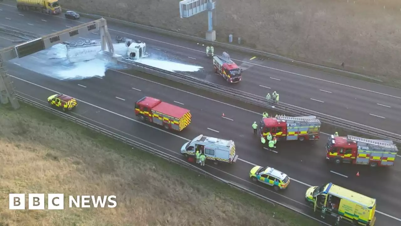 A1(M) remains closed after tanker overturns