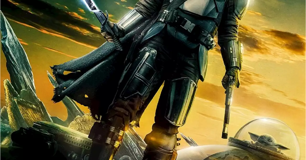 The Mandalorian Brings a Darksaber to a Gun Fight: Season 3 Key Art