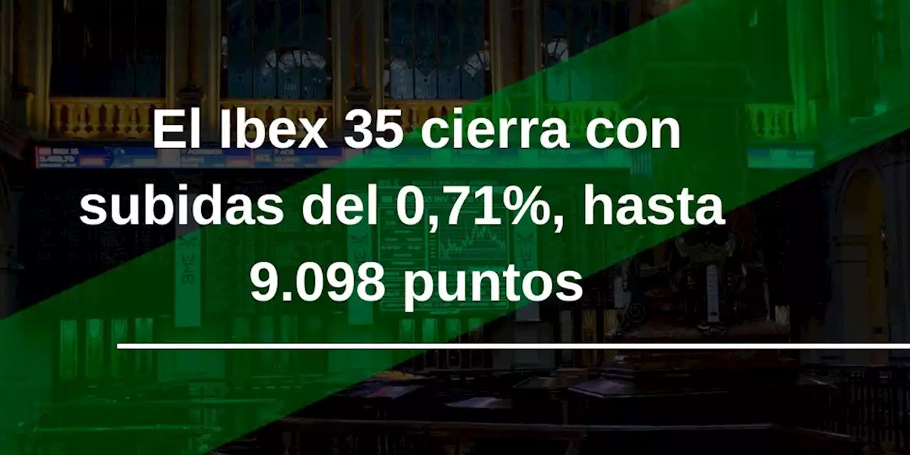 El Ibex 35 roza los 9.100 puntos gracias al BBVA y ya espera a la Fed