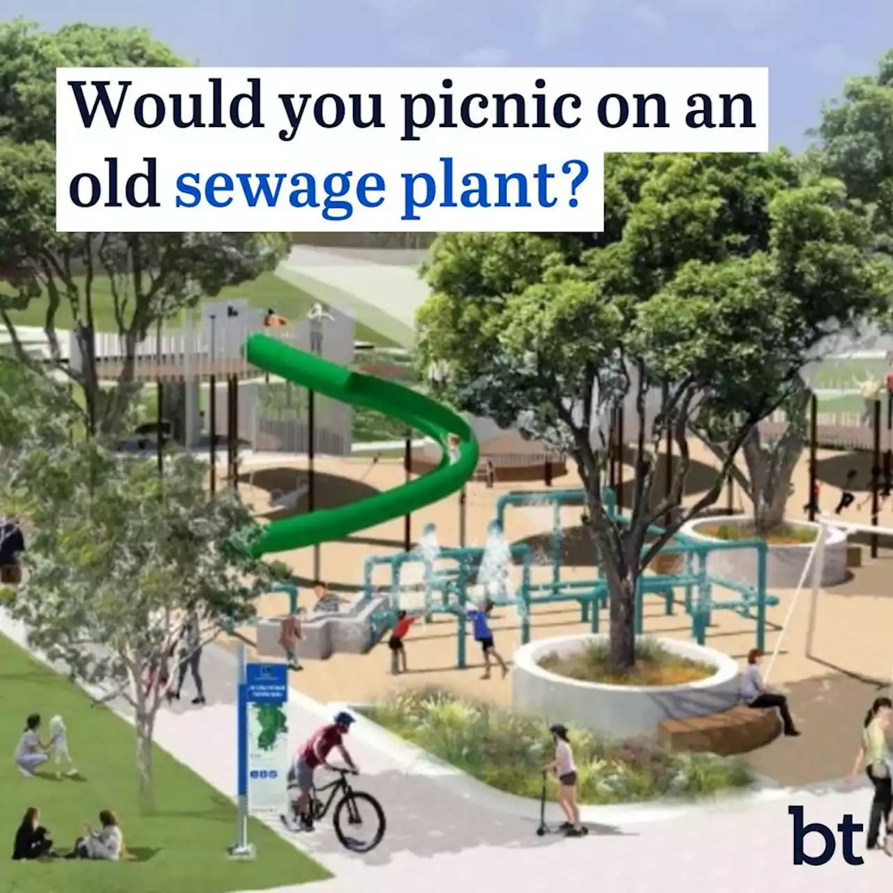 Brisbane recycles sewage plant into $22 million family park