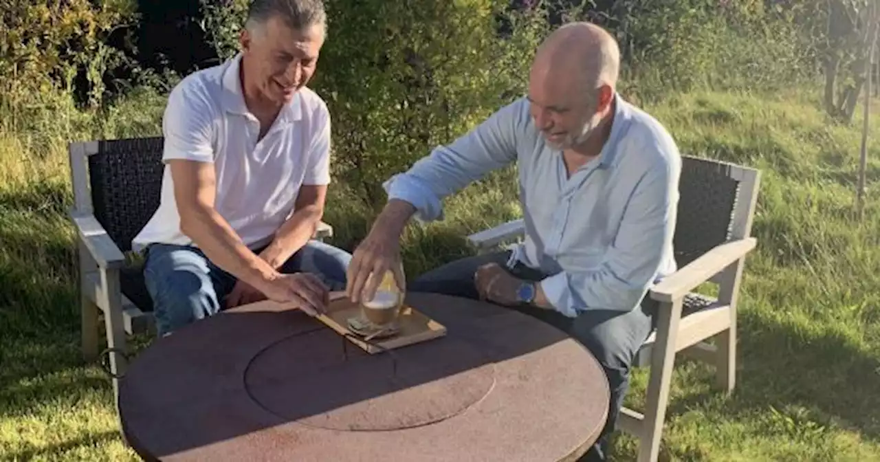 Larreta visit� a Macri en Cumelen y tuvo su foto para emparejar con Bullrich