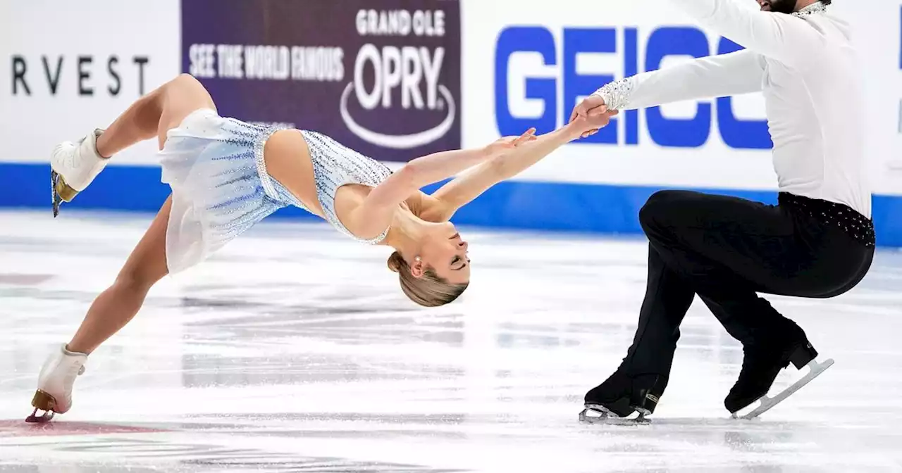 Watch: Olympian Ashley Cain skates in streets during North Texas winter storm