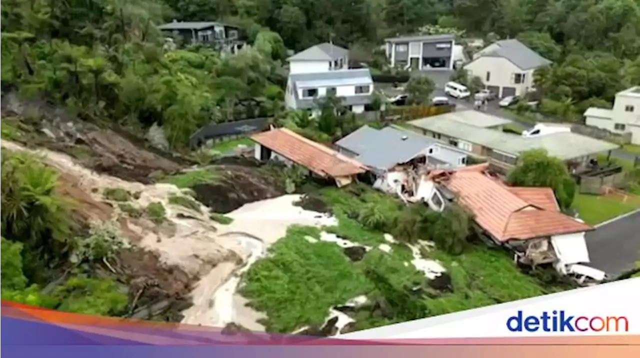 Diguyur Hujan Deras, Auckland Selandia Baru Longsor-Banjir