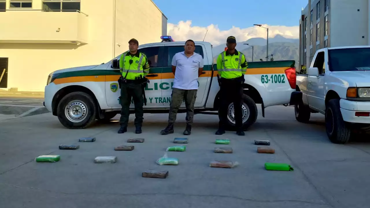 Capturado con 16 kilos de cocaína en la vía Santa Marta-Barranquilla