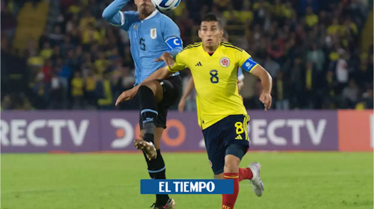 Colombia, con el gol de espaldas: perdió con Uruguay en el hexagonal