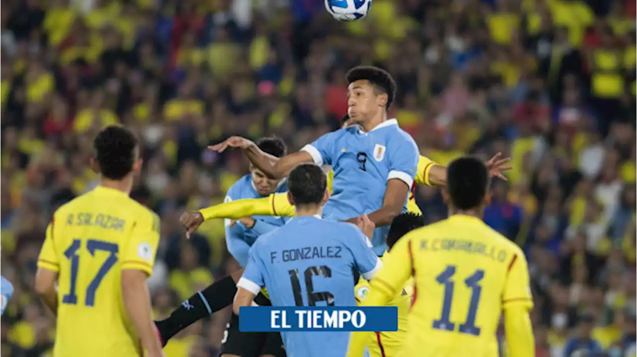 Sudamericano sub-20: este fue el gol con el que perdió Colombia con Uruguay