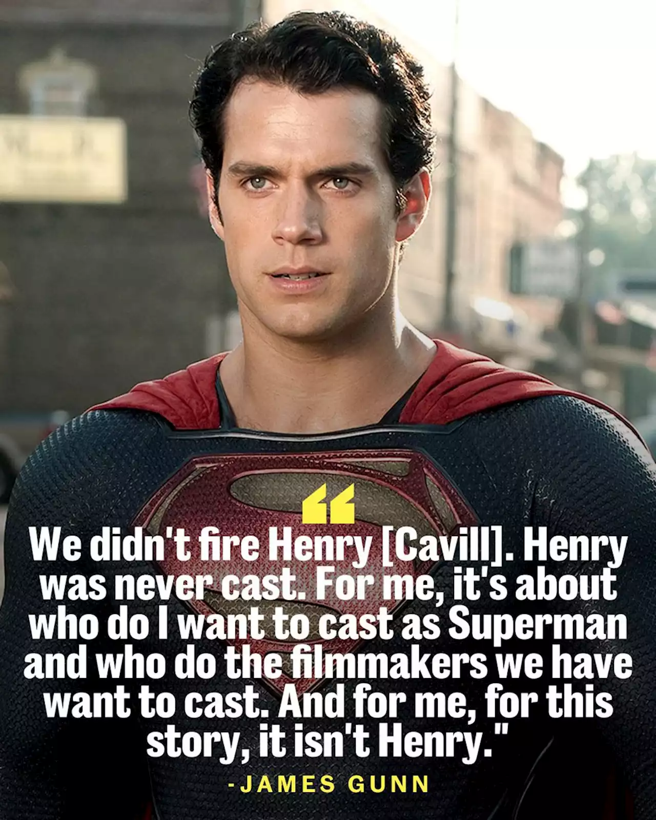 James Gunn says Henry Cavill was 'dicked around' by past DC execs, never recast as Superman