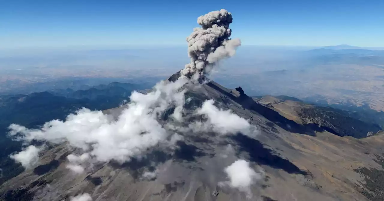 ¿Cuándo fue la última erupción “violenta” del Popocatépetl?