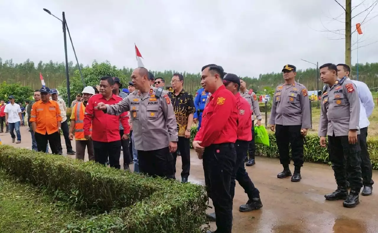 2 Perusahaan Mitra Pemasok APP Sinar Mas di OKI Gelar Apel Kesiapsiagaan Karhutla