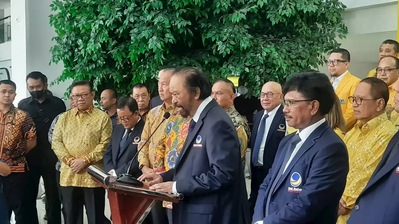 Setelah ke Golkar, Surya Paloh Bakal Mengunjungi PDI Perjuangan