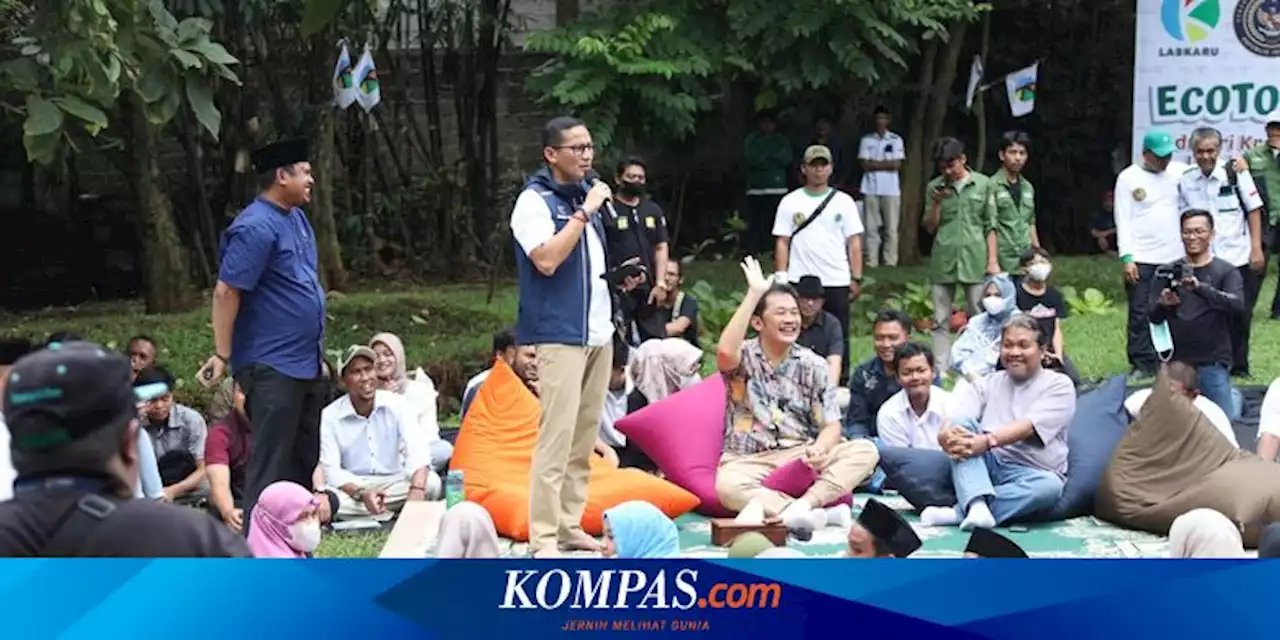 Tempat Pembuangan Sampah Disulap Jadi Taman Kreatif, Sandiaga: Bisa Jadi Daya Tarik Wisata Lingkungan Hidup