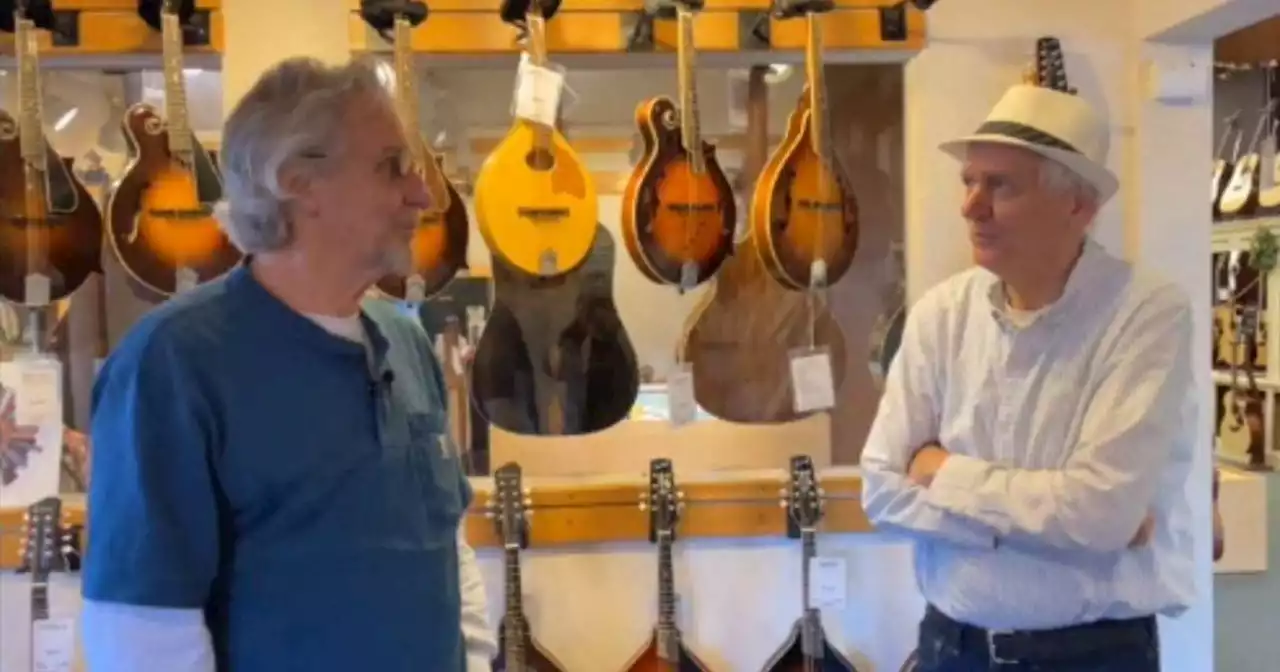 Grammy Awards: Nominee Molly Tuttle's father tours legendary Gryphon Stringed Instruments