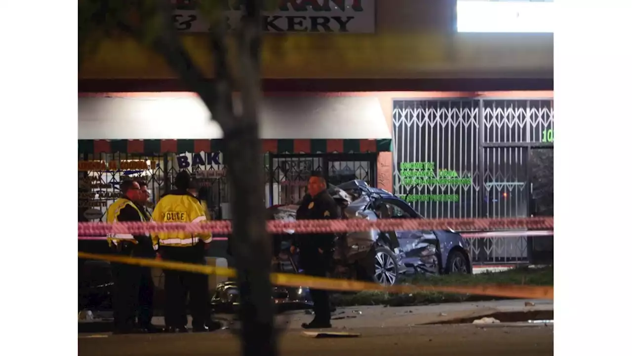 2 innocent motorists killed when vehicle pursued by police hits their car in Panorama City