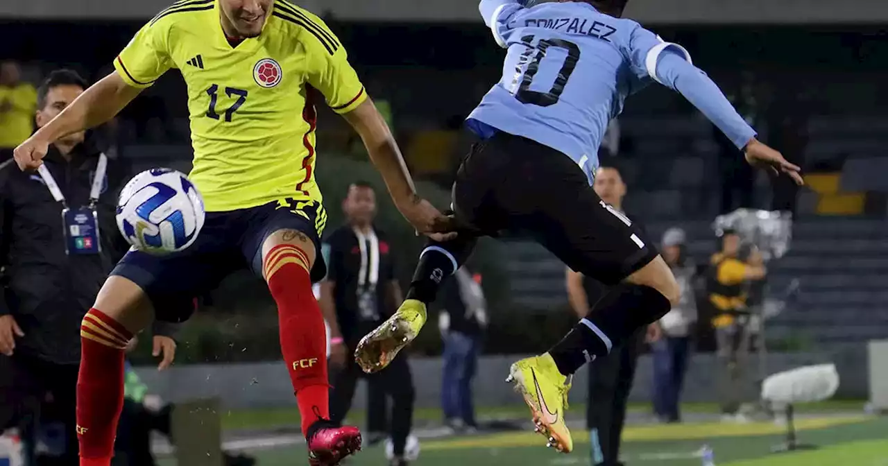 Colombia fue derrotado por Uruguay en el inicio del hexagonal del Sudamericano sub 20