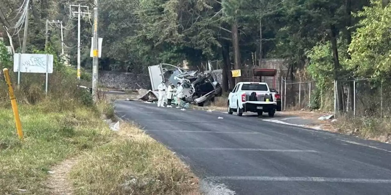 Tráiler se queda sin frenos en la México-Cuernavaca; conductor pierde la vida