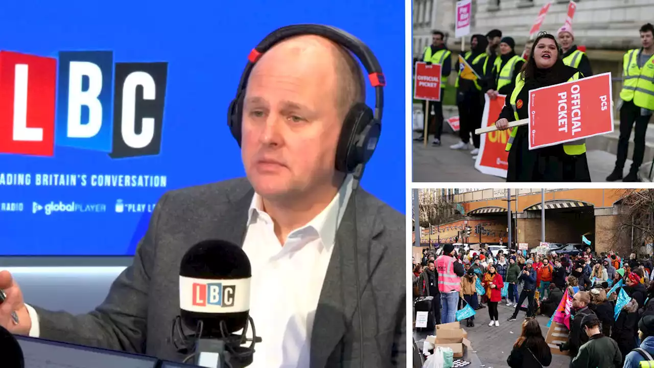 TUC chief tells LBC public support for strikes won't dwindle even if it forces people to miss a family funeral