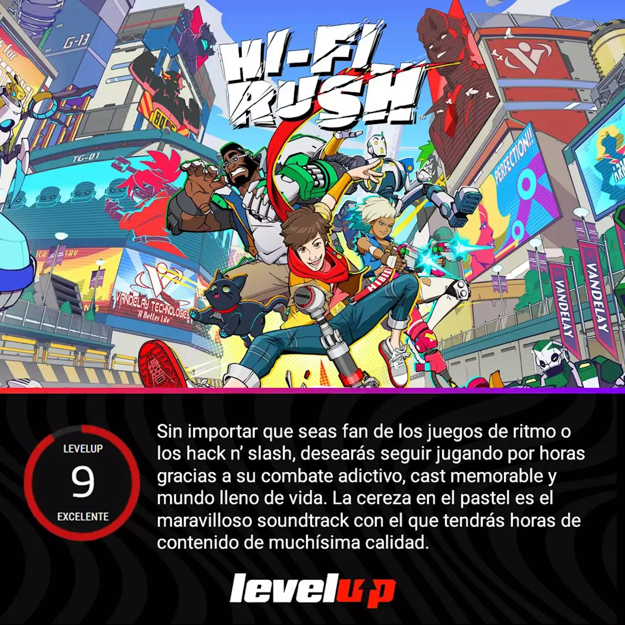 Reseña del Juego Hi-Fi Rush | LevelUp