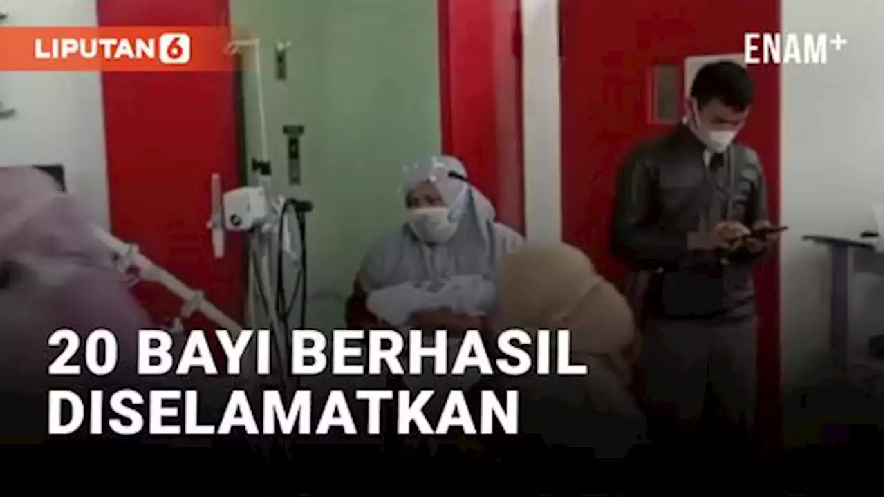 VIDEO: Bersyukur Ada 20 Bayi Baru Lahir Terselamatkan dari Kebakaran RSUD Bandung Kiwari | Enamplus