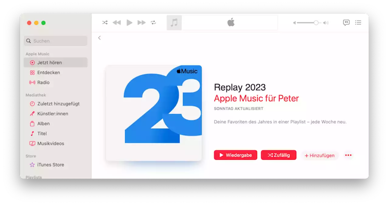 Jetzt schon: Apple Music Replay 2023