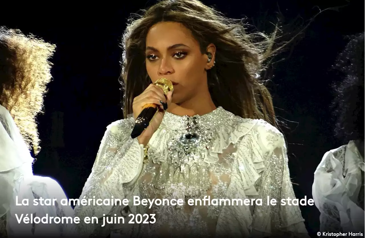 La star américaine Beyonce enflammera le stade Vélodrome en juin 2023