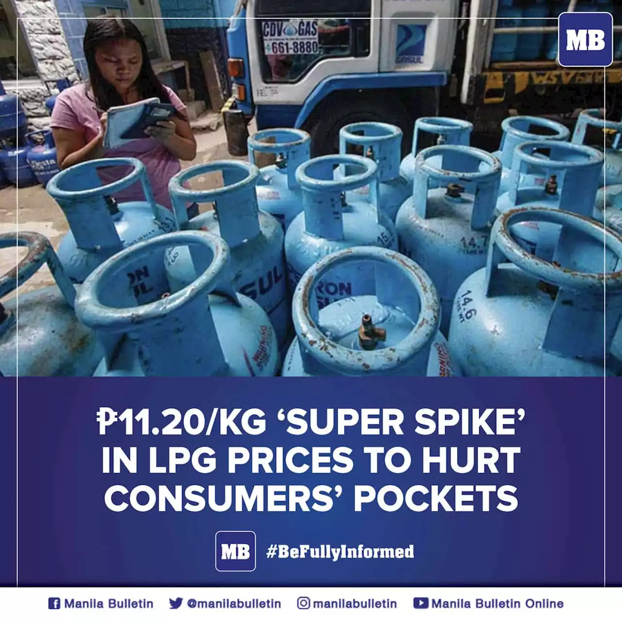 P11.20/kg ‘super spike’ in LPG prices to hurt consumers’ pockets