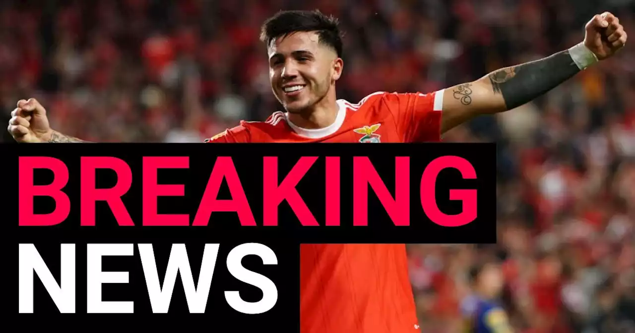 Chelsea confirm British record signing of Enzo Fernandez from Benfica