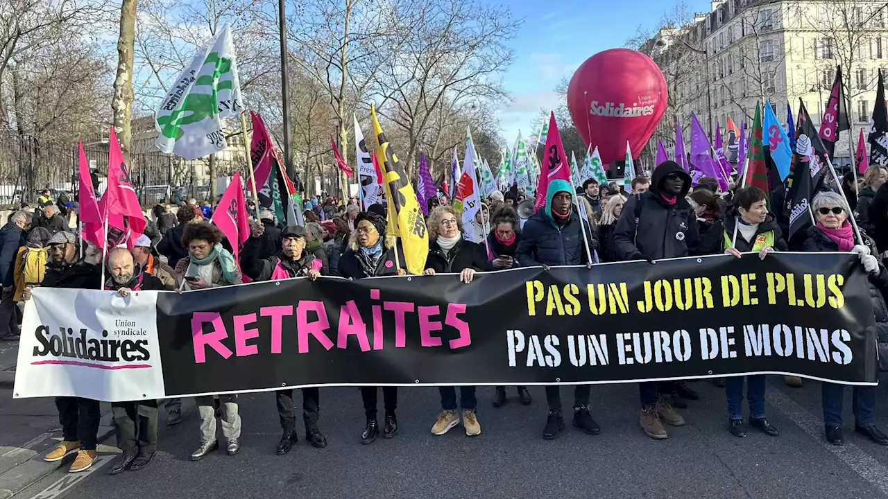 En images: ces retraités qui manifestent contre la réforme