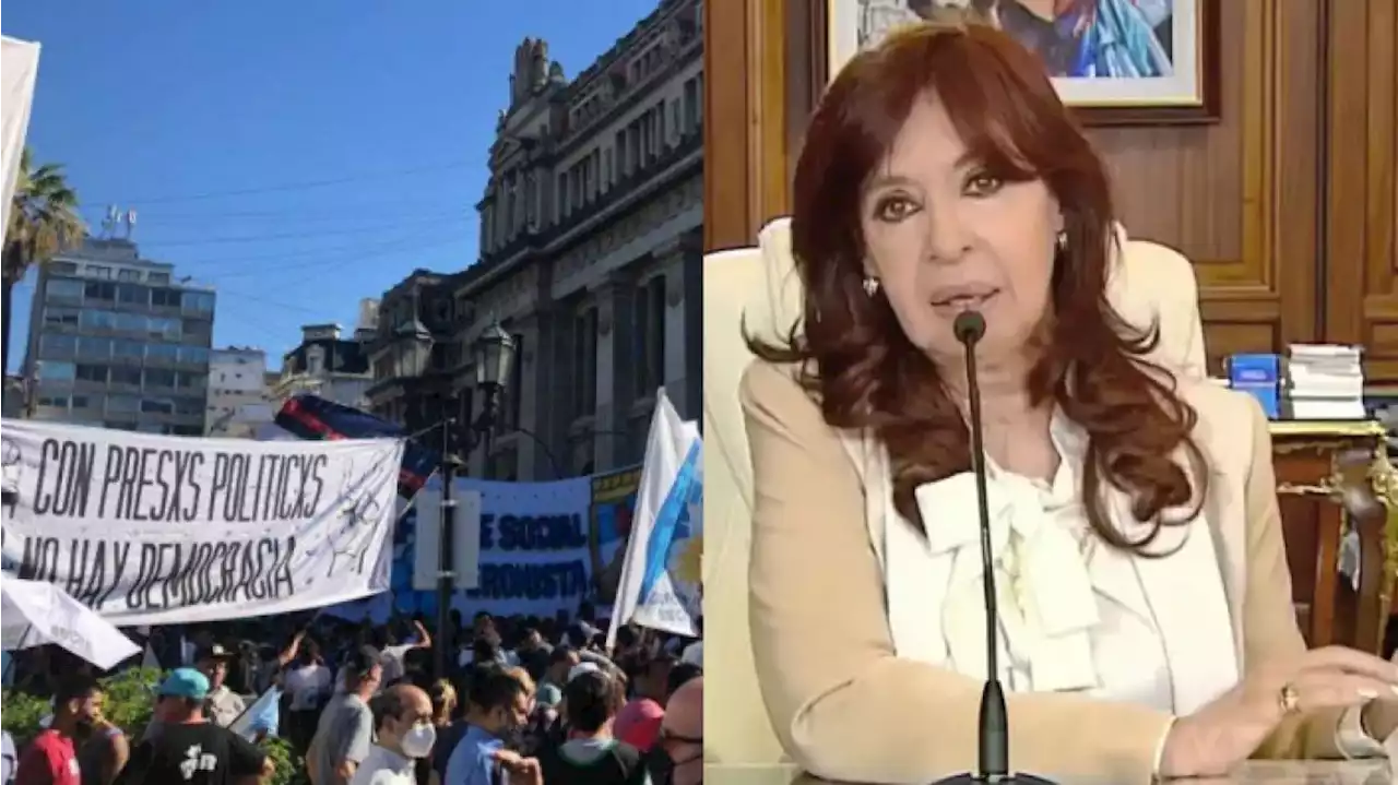 Operativo clamor | Organizaciones políticas y sindicales marchan a Tribunales para respaldar a Cristina Kirchner