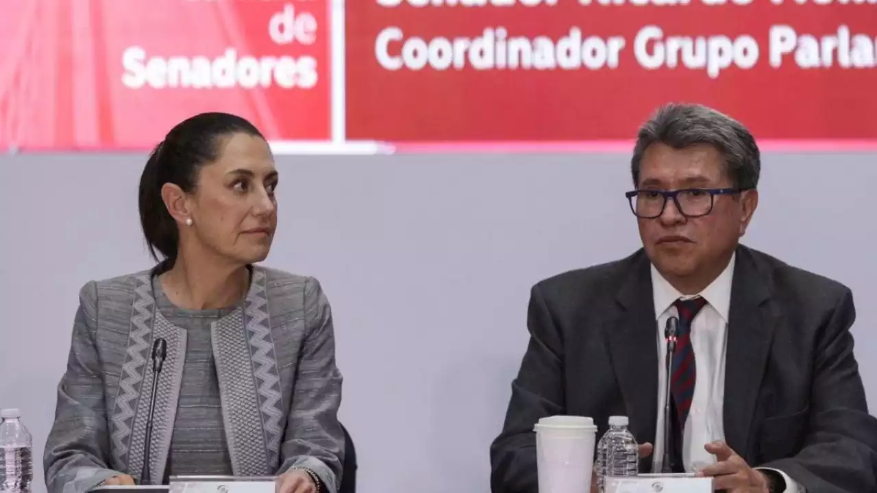 Sheinbaum y Monreal, cara a cara en la plenaria; llaman a la 'unidad' en Morena