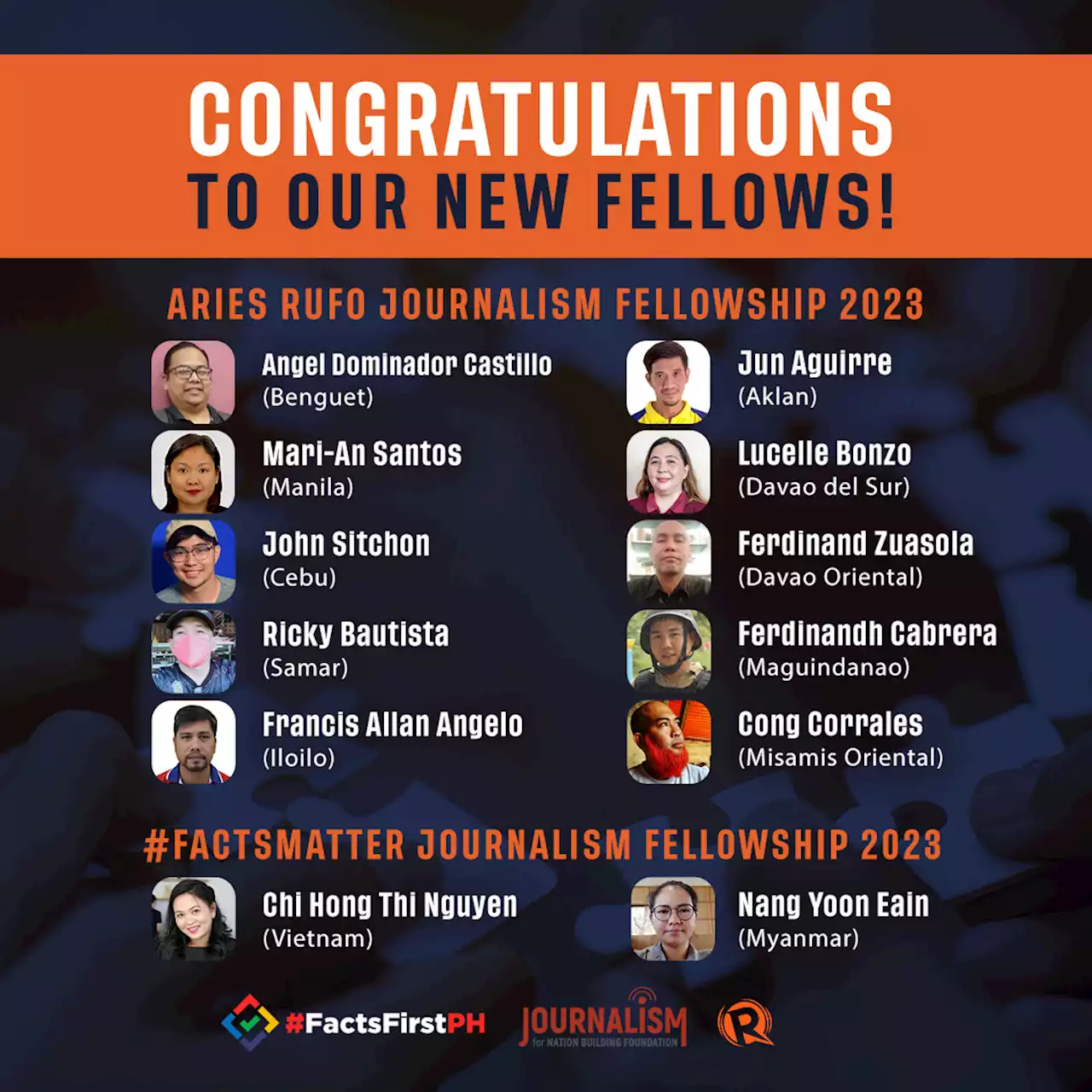 Rappler, JNBF grant fellowships to 12 community, int’l journalists for 2023