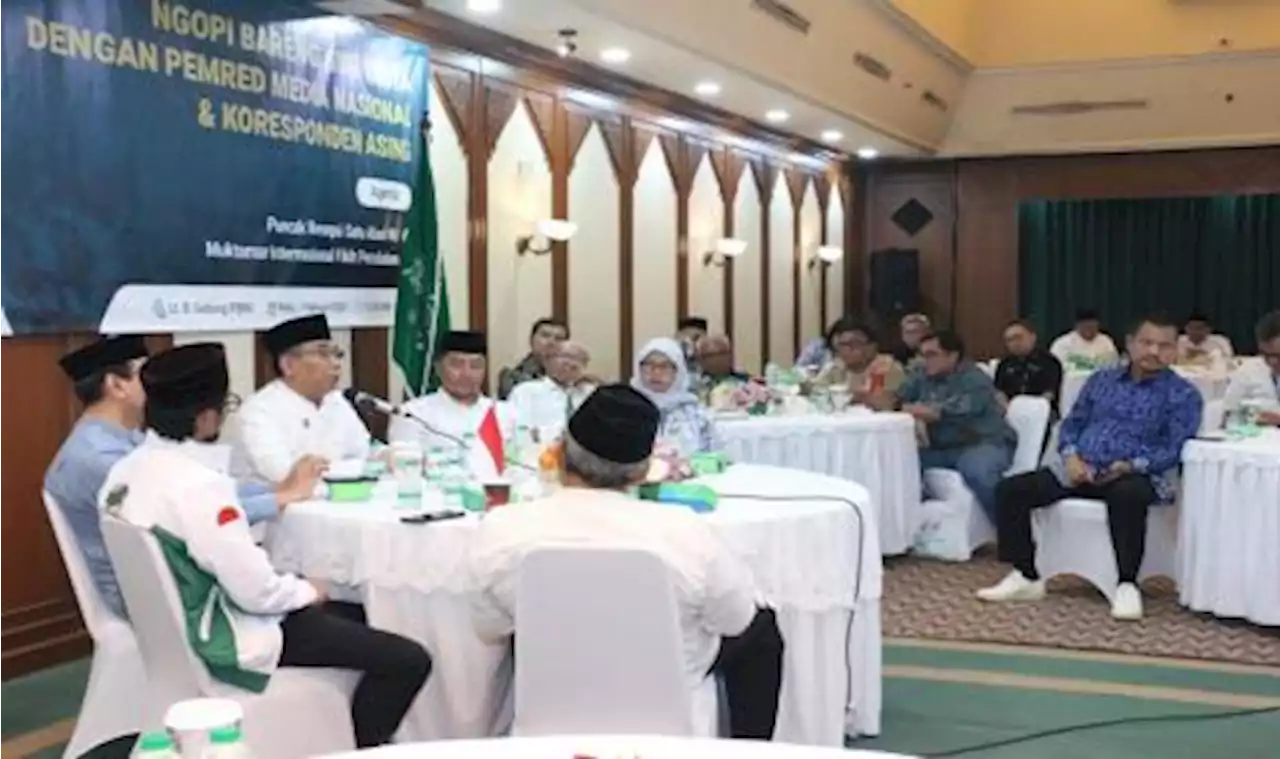 Jelang Harlah 1 Abad NU, Gus Yahya Ngopi Bareng Pemred Media Nasional |Republika Online