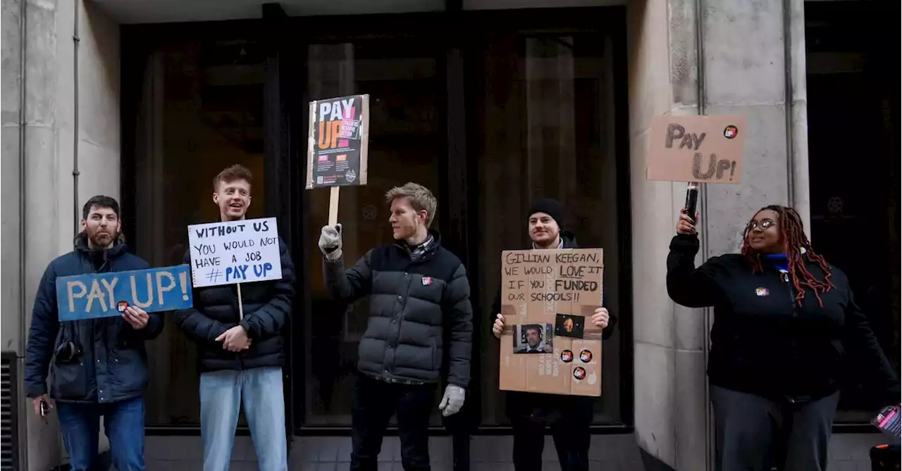 UK's teachers and civil servants join biggest strikes in years on 'Walkout Wednesday'