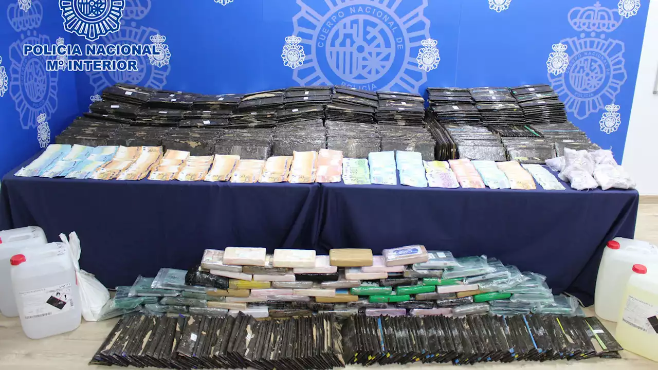 La Policía interviene más de 600 kilos de cocaína en Madrid