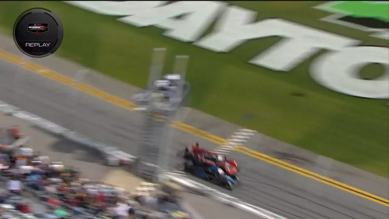 ¡A lo Fernando Alonso - Vettel! Locura en el final de las 24 Horas de Daytona