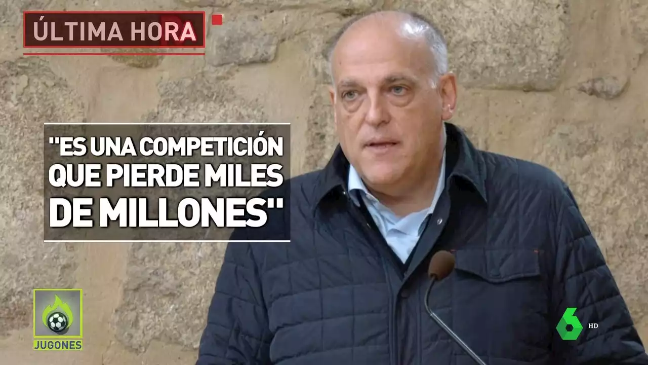 Tebas justifica la diferencia de gasto entre ligas: 'La Premier pierde miles de millones'