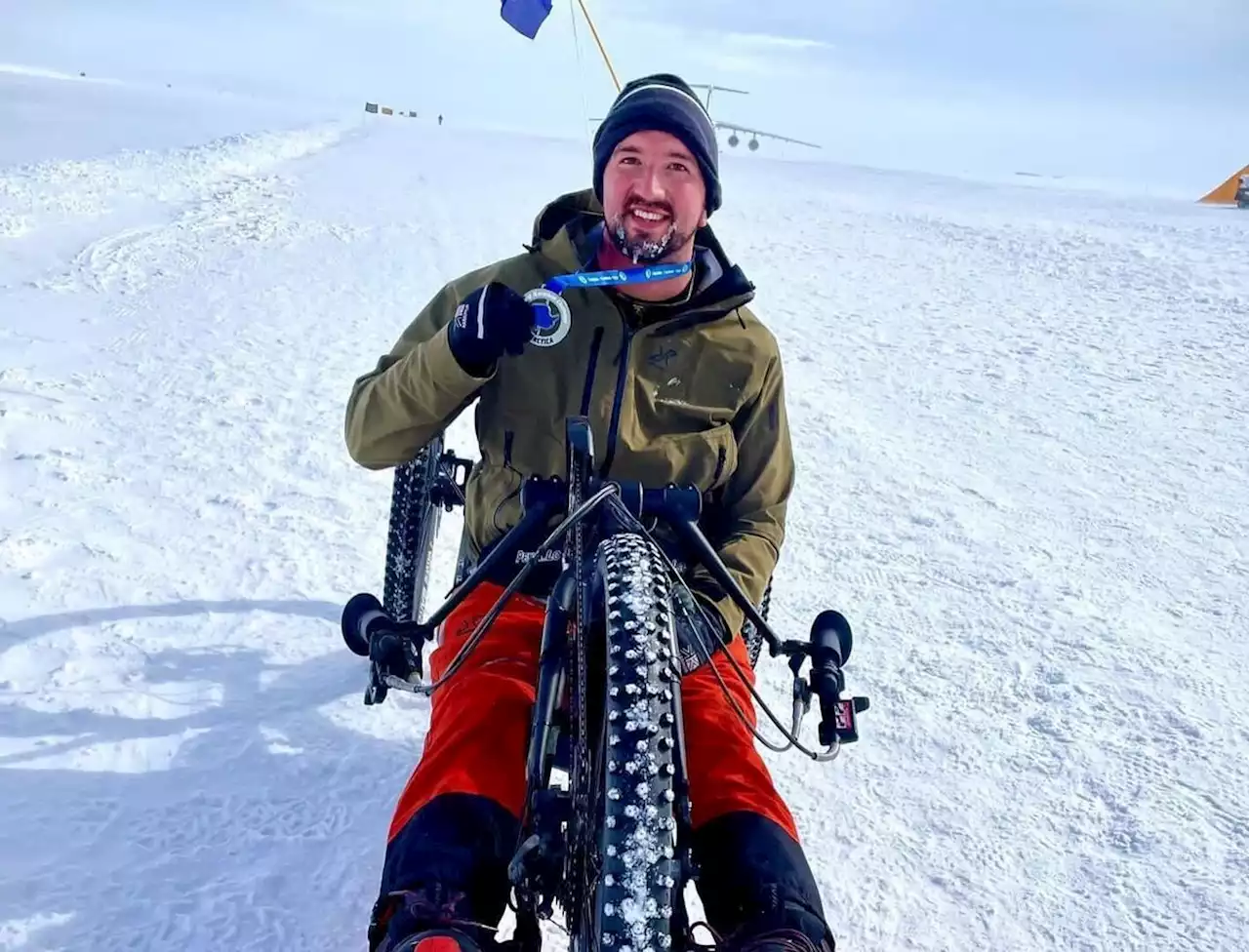 Two down, five to go as Shropshire disabled adventurer conquers continents on marathon effort