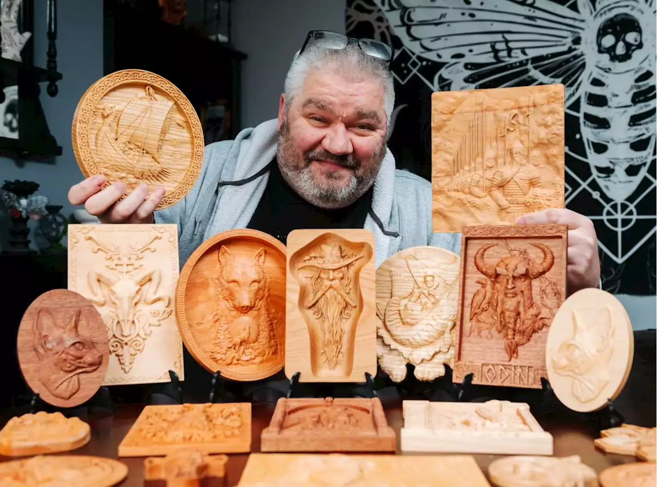 Wood you look at that! Shropshire engineer's stunning wood carved creations