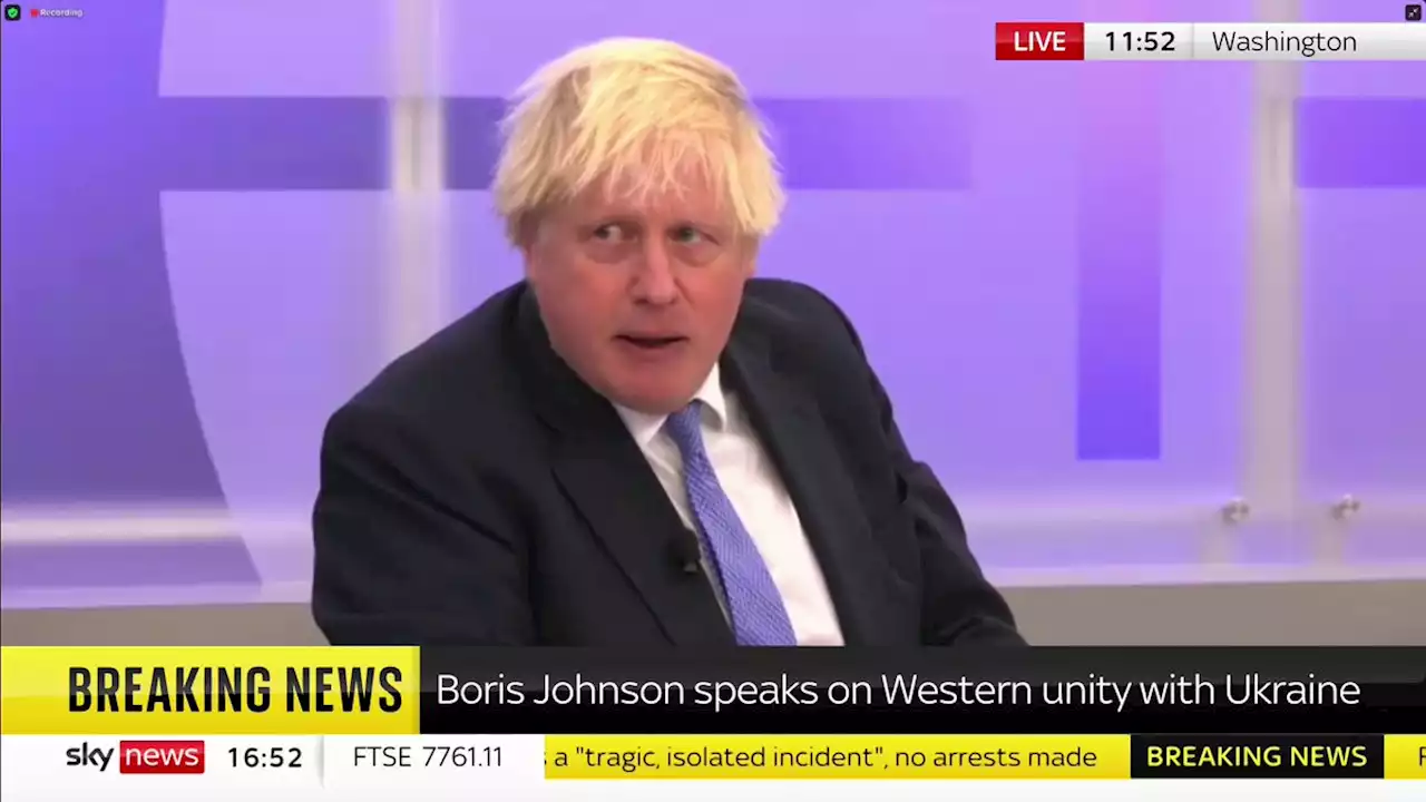 Ukraine war latest: Putin's war is 'dry run for Chinese president' - so give Ukraine weapons now, Boris Johnson urges