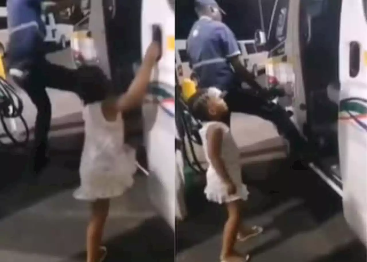 EISH WENA: Sweet moment between a petrol attendant and little girl warmed hearts [viral video]