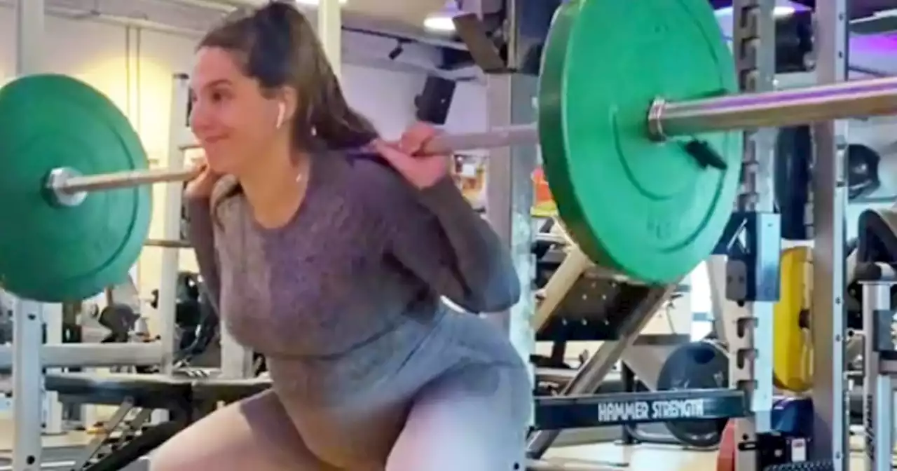 This mom lifted weights through pregnancy: Check out her 'buff' baby!