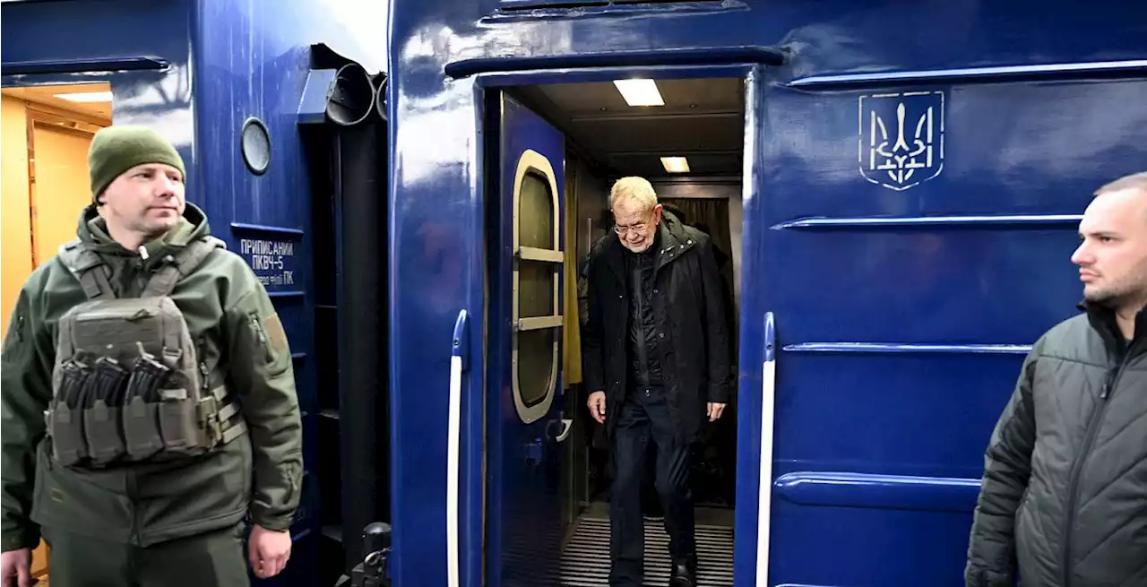 Krieg in der Ukraine - Bundespräsident auf Solidaritätsbesuch bei Selenskyj