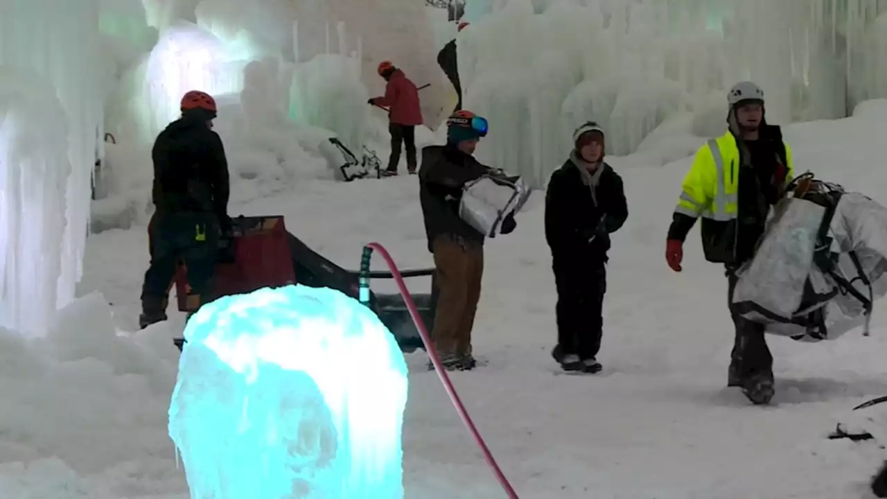 Ice castles in Lake Geneva forced to close for season due to mild weather