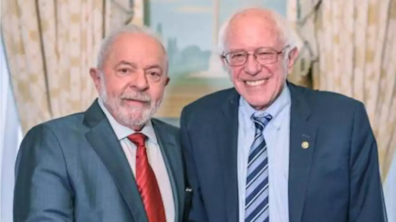 Lula y Bernie Sanders coincidieron en la necesidad de 'defender la democracia'