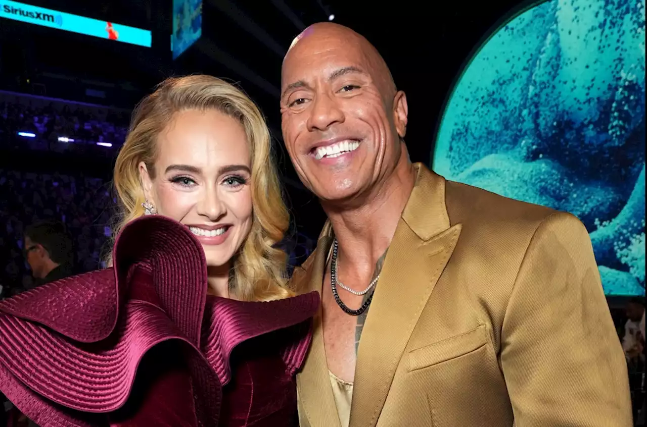 The Rock Loved Surprising His New ‘Best Friend’ Adele at 2023 Grammys: ’Beautiful Full-Circle Moment’