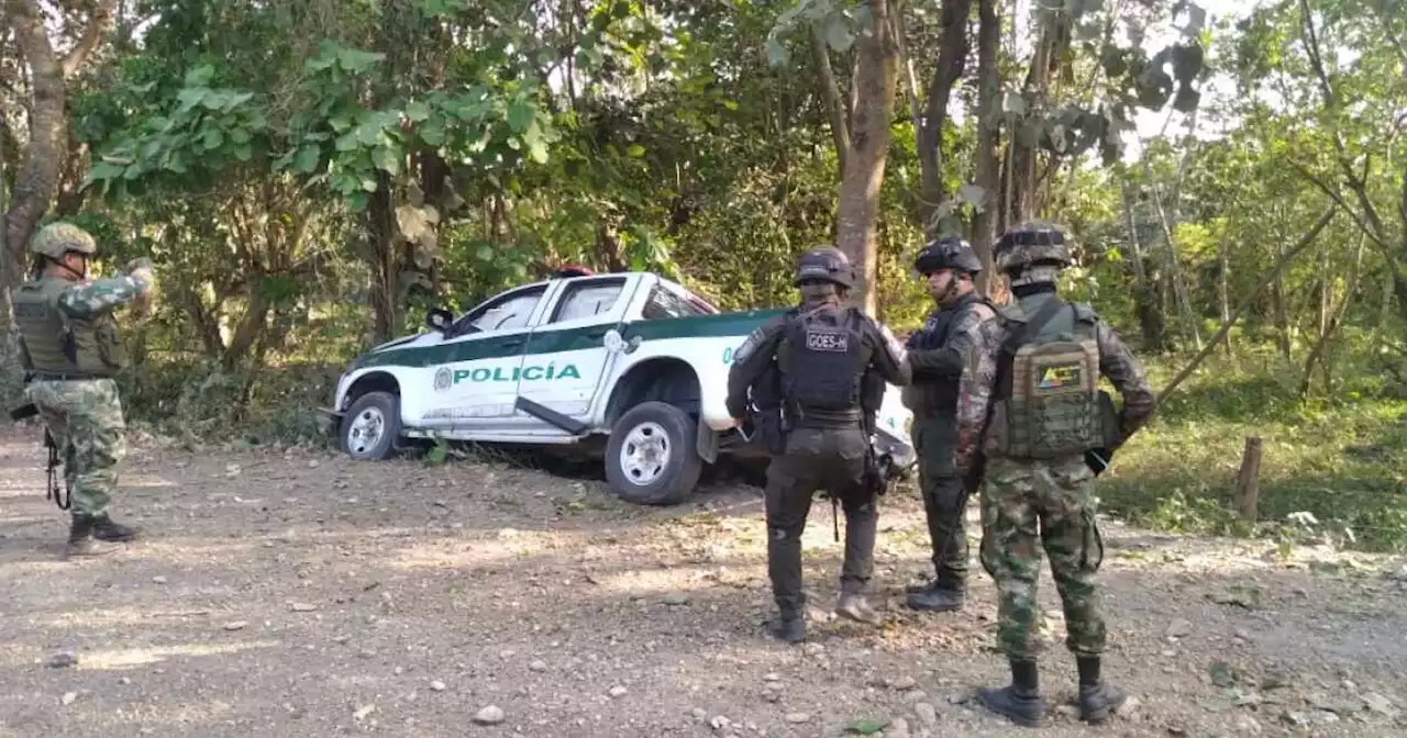 Un policía resultó herido tras ataque con explosivos y disparos en el Cesar