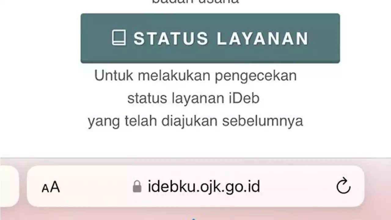 BI Checking Sudah Ganti, Cek Sendiri Skor Kredit Anda di Sini