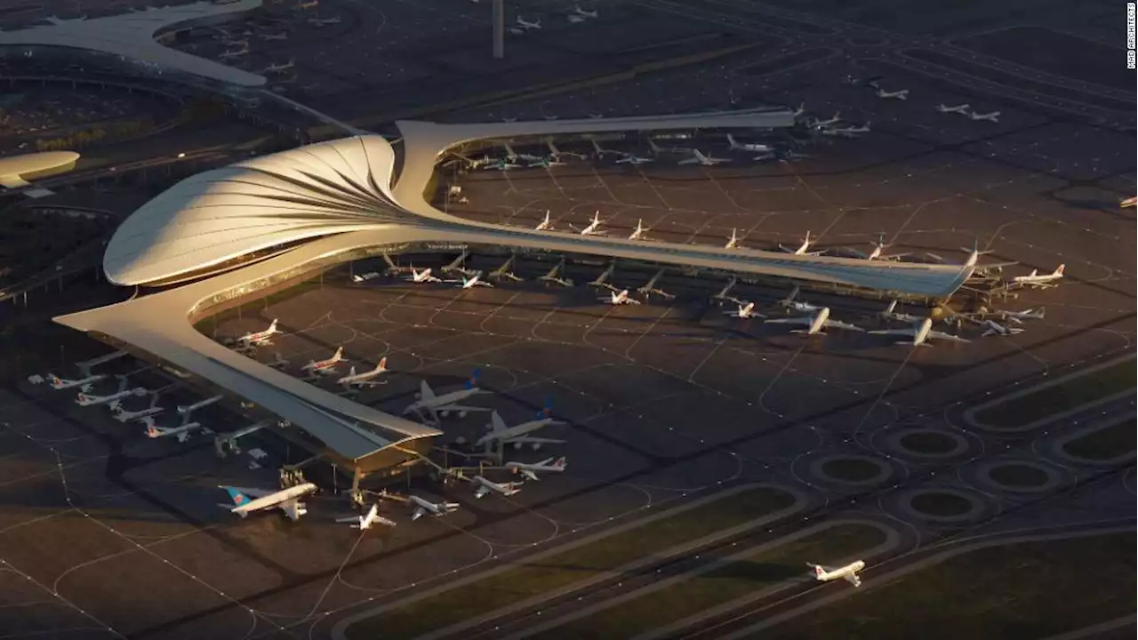 'A floating feather': China's latest airport design unveiled