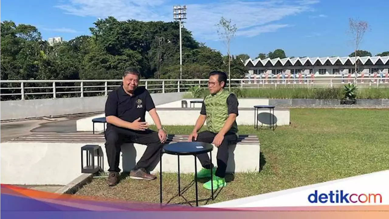 Bahas Pemilu 2024, Cak Imin Ketemu Airlangga di Istora Senayan