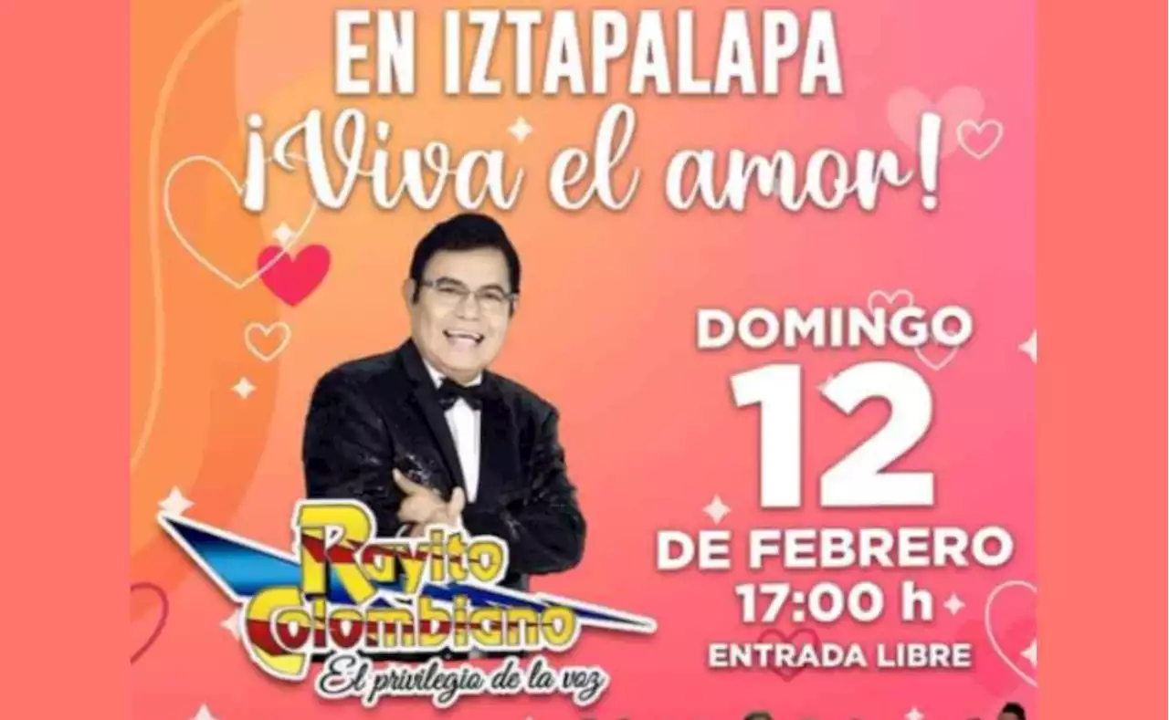 Rayito Colombiano, Merenglass y La Nueva Sonora Dinamita, en concierto gratis en Iztapalapa