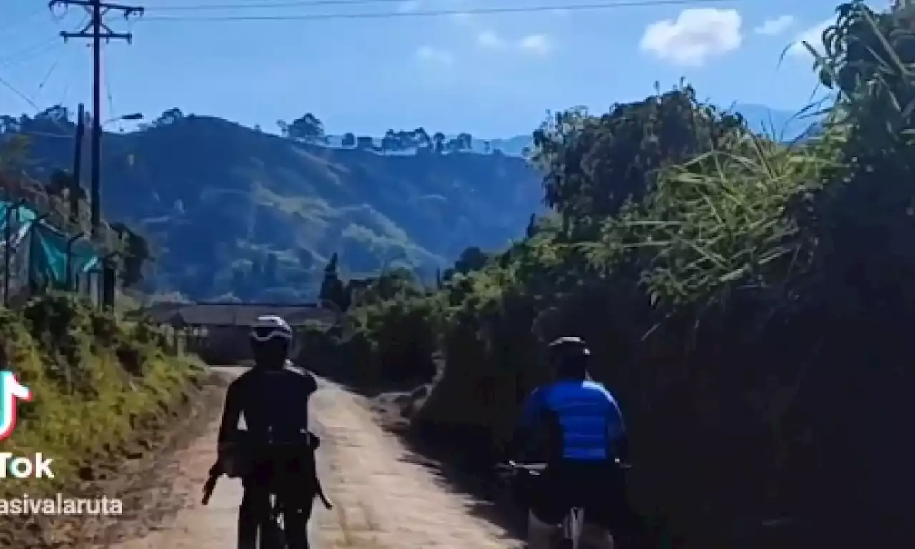 Cali: ladrones les amargaron viaje a 2 turistas que en cicla van a La Patagonia